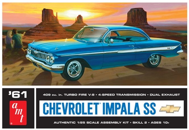 Huvudbild 1/25 1961 CHEVY IMPALA SS