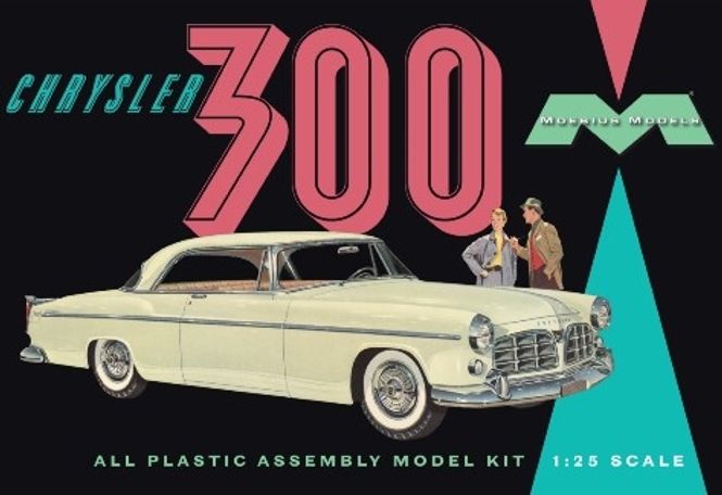 Huvudbild 1955 CHRYSLER 300. SKALA 1/25