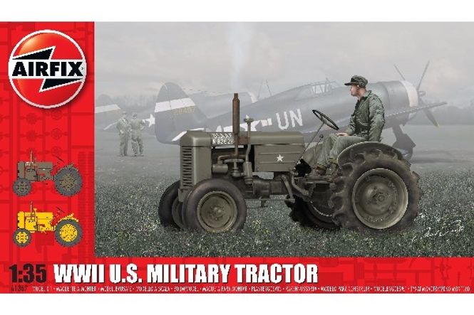 Huvudbild U.S.TRACTOR WITH COMPACTOR. SKALA 1/35