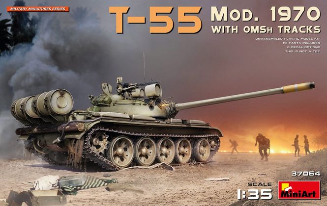 Huvudbild  T-55 Mod. 1970 WITH OMSh TRACKS 1/35 