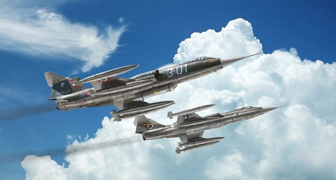 Huvudbild F-104G RECCE W/POD ORPHEUS SKALA 1:32