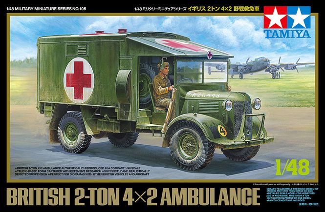 Huvudbild TAMIYA 1/48 British 2t 4x2 Ambulance