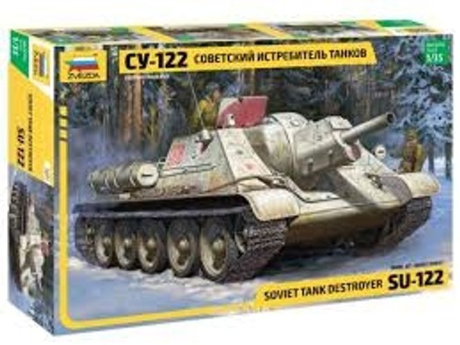 Huvudbild SU-122. SKALA 1/35