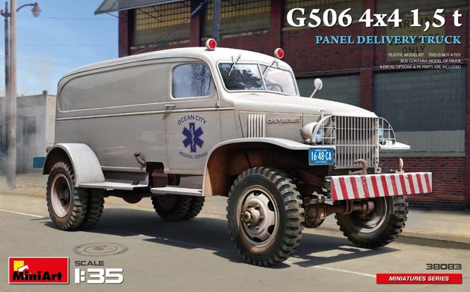 Huvudbild MiniArt G506 4x4 1,5 panel delivery truck 1/35 