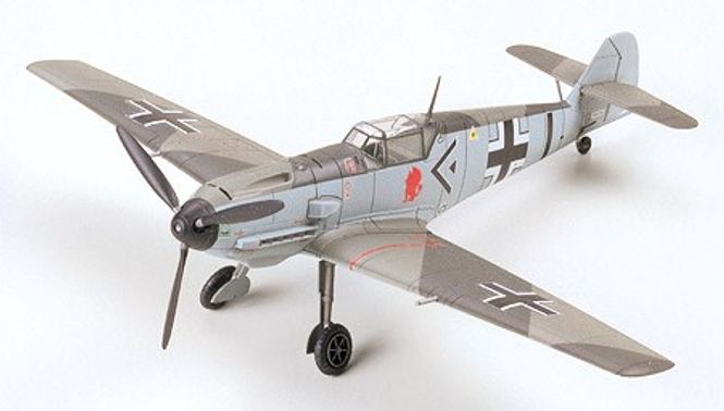 Huvudbild MESSERSCHMITT Bf109 E-3. L=122 mm. SKALA 1/72