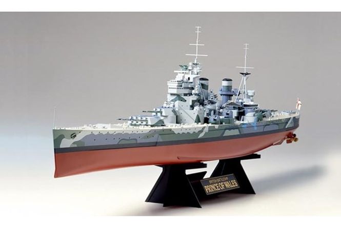 Huvudbild BRITISH BATTLESHIP PRINCE OF WALES. L=649mm. ...
