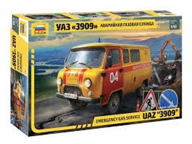 Huvudbild EMERGENCY GAS SERVICE UAZ 3909. SKALA 1/43