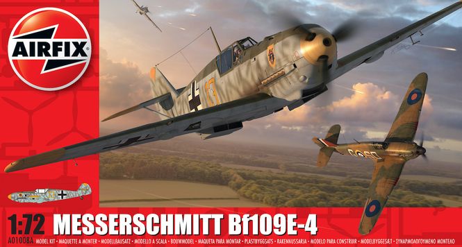 Huvudbild Airfix Messerschmitt Bf109E-4 1:72