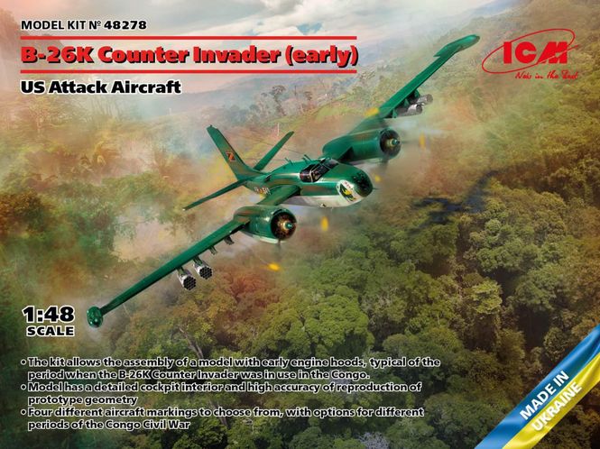Huvudbild B-26K COUNTER INVADER (EARLY) SKALA 1/48