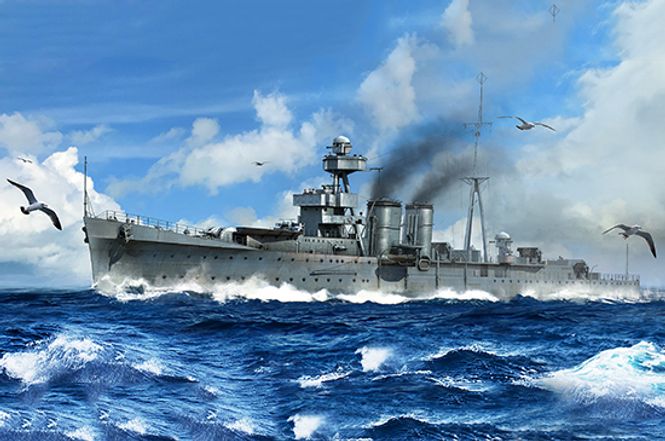 Huvudbild HMS CALCUTTA. SKALA 1/350
