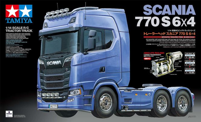 Huvudbild TAMIYA 1/14 R/C Scania 770 S 6x4