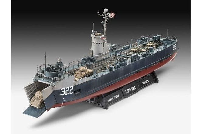 Huvudbild US NAVY LANDING SHIP 1944. 414 DELAR L=443mm. ...