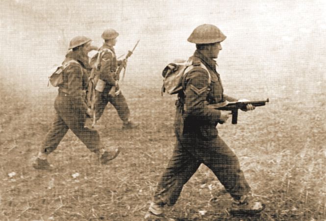 Huvudbild BRITISCH INFANTRY WWII. 42 st. SKALA 1/72