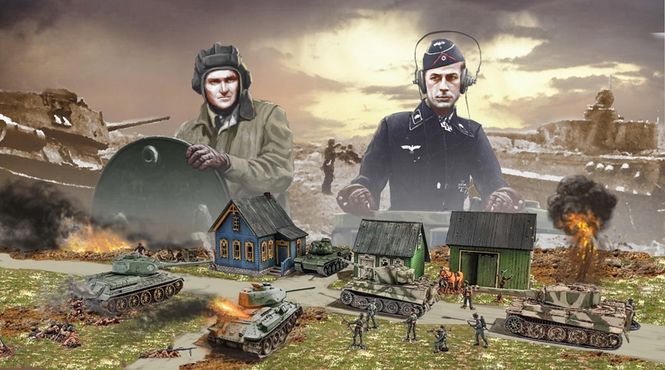 Huvudbild 1944 BATTLE AT MALINAVA BATTLE SET. SKALA 1/72