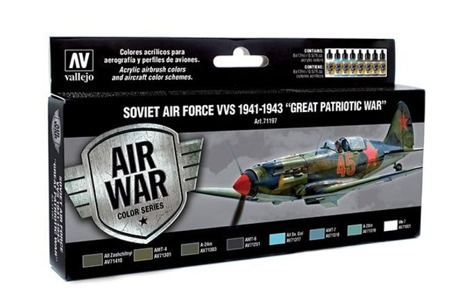 Huvudbild SOVIET AIR FORCE 1941-1943. 8 X 17 ML. MODEL AIR.