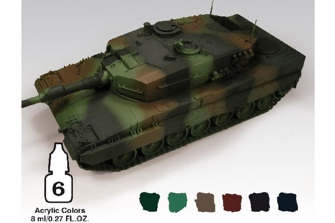 Huvudbild NATO ARMOUR CAMOUFLAGE COLORS. 6 X 8 ML. MODEL ...