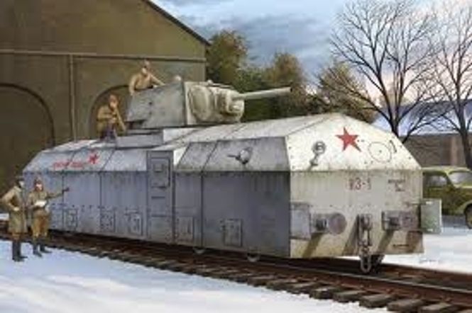 Huvudbild SOVIET ARMOURED TRAIN SKALA 1/72