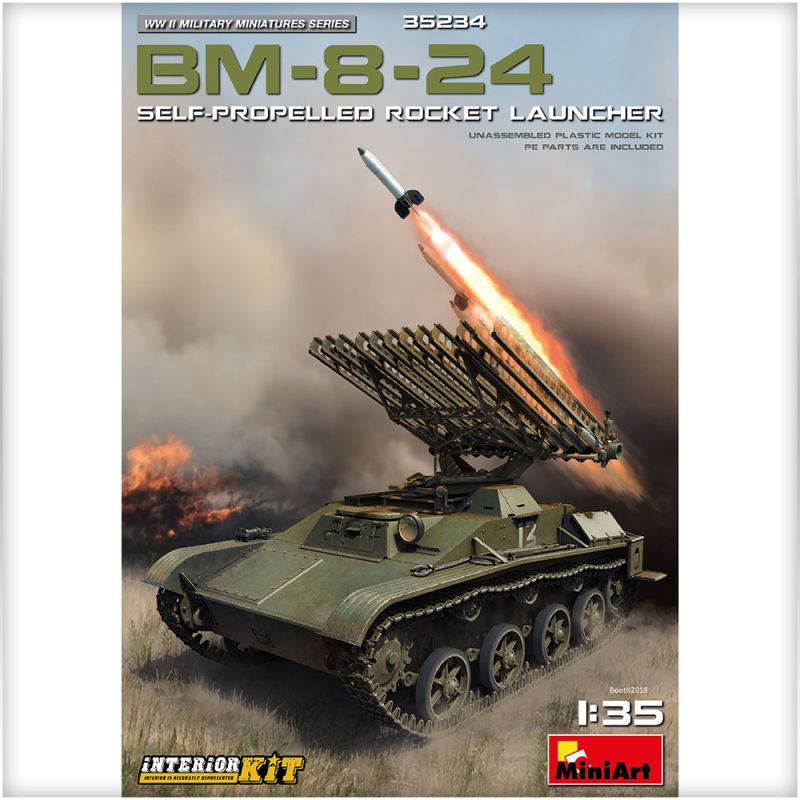 1/35 BM-8-24 Self-Propelled Rocket Launcher. Int. Ki