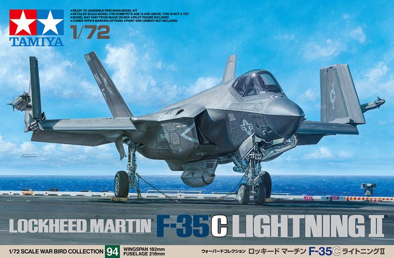 TAMIYA 1/72 Lockheed Martin® F-35®C Lightning II®