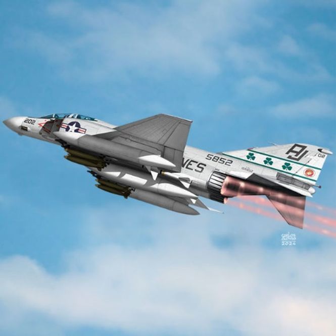 Huvudbild 1/48 USMC F-4J Phantom II VMFA-333 Fighting ...