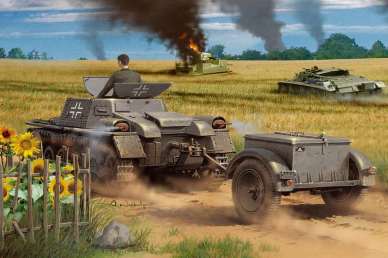1/35 Munitionsschlepper auf Panzerkampfwagen I Ausf A with Ammo Trailer