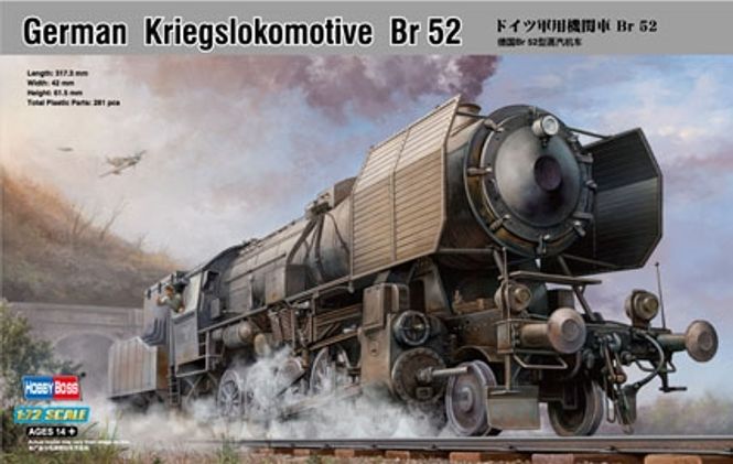 Huvudbild KRIEGSLOKOMOTIVE BR-52 SKALA 1:72