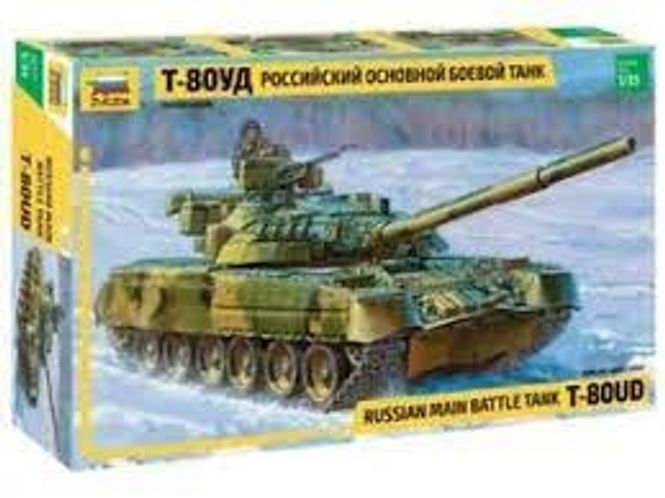 Huvudbild T-80UD RUSSIAN MAIN BATTLE TANK. SKALA 1/35