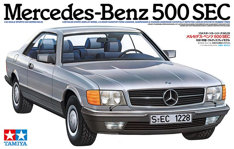   TAMIYA 1/24 Mercedes-Benz 500 SEC