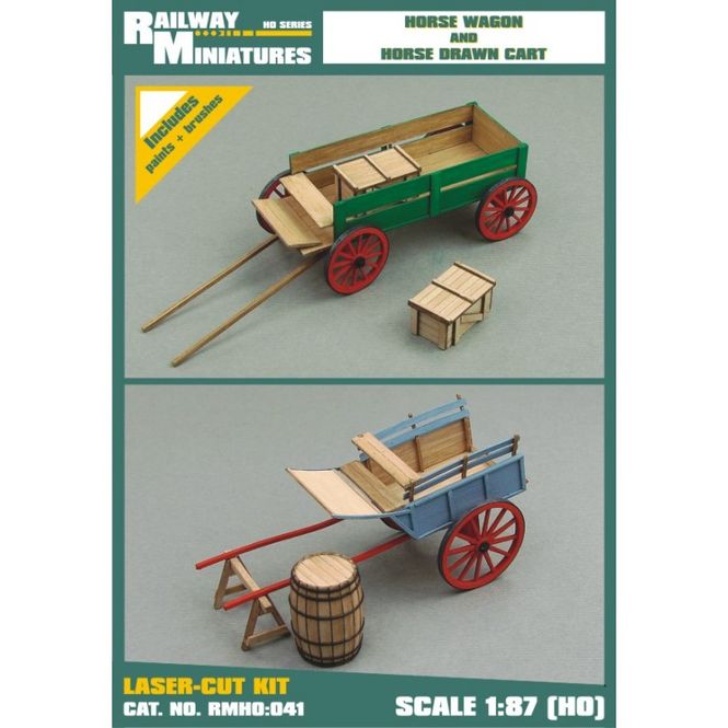 Huvudbild Horse Wagon and Horse Drawn Cart , färger ...