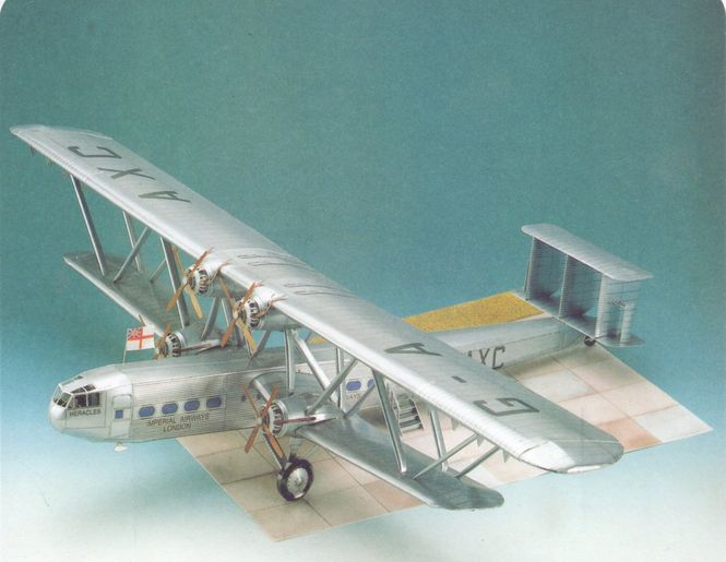 Huvudbild HANDLEY PAGE HP-42. SKALA 1/50