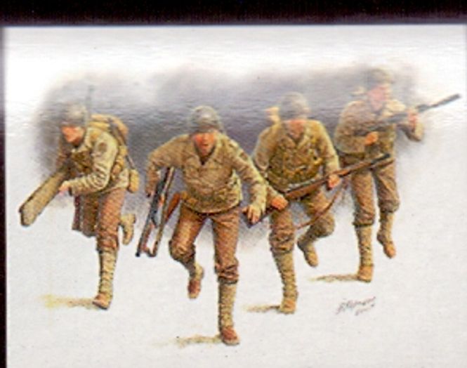 Huvudbild D-DAY JUNE 6th 1944. 4 FIGURER. SKALA 1/35