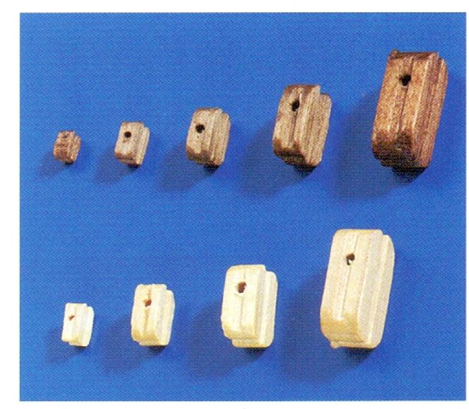 Huvudbild BLOCK ENTRÅDIG, NATURBRUN 5 mm. (100 st)