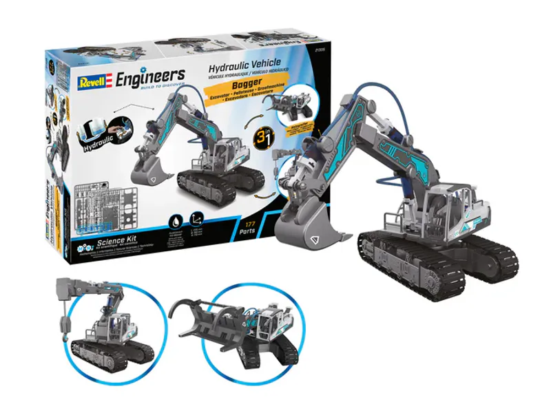 REVELL Hydraulic Excavator 3in1 1:24
